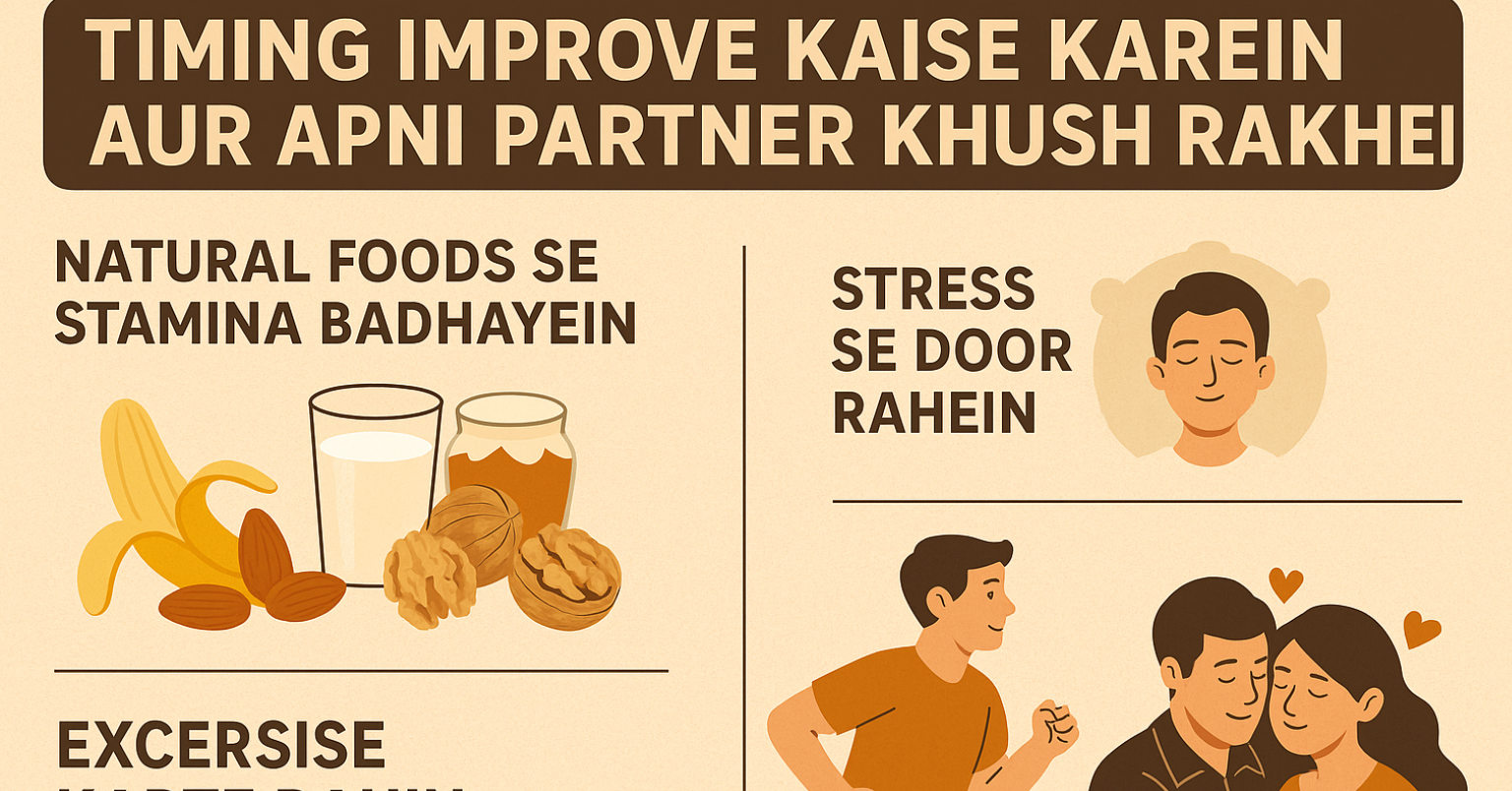 Timing Improve Kaise Karein Aur Apni Partner Khush Rakhein