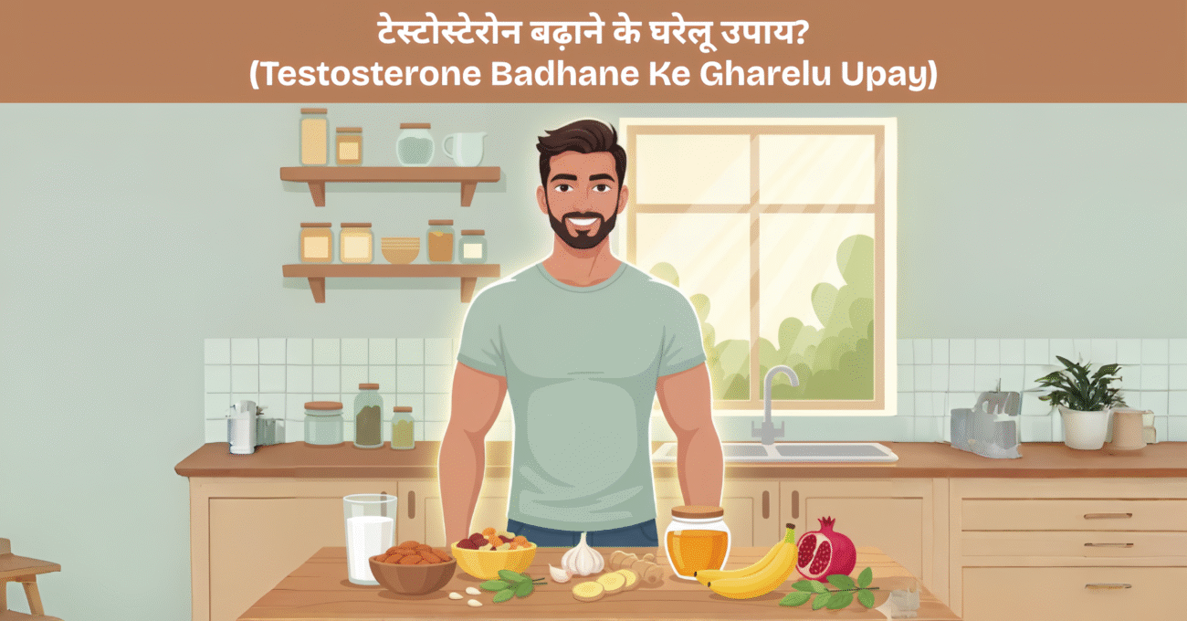 टेस्टोस्टेरोन बढ़ाने के घरेलू उपाय (Testosterone Badhane Ke Gharelu Upay)